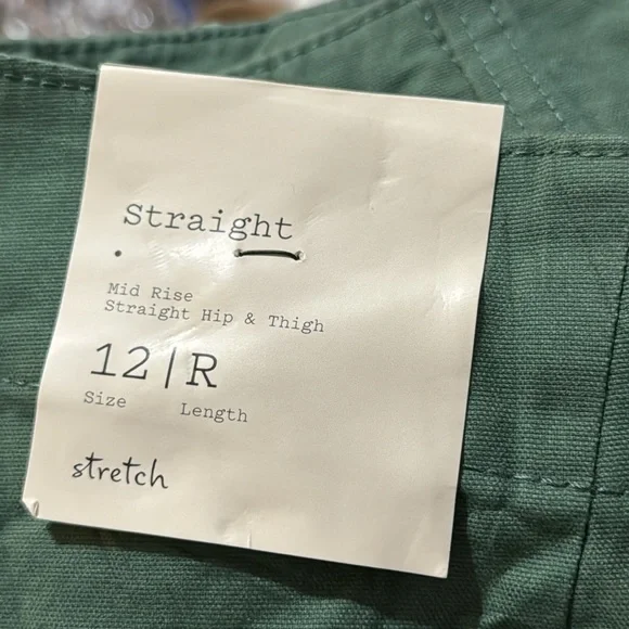 NWT straight,mid rise pants - Picture 7 of 7